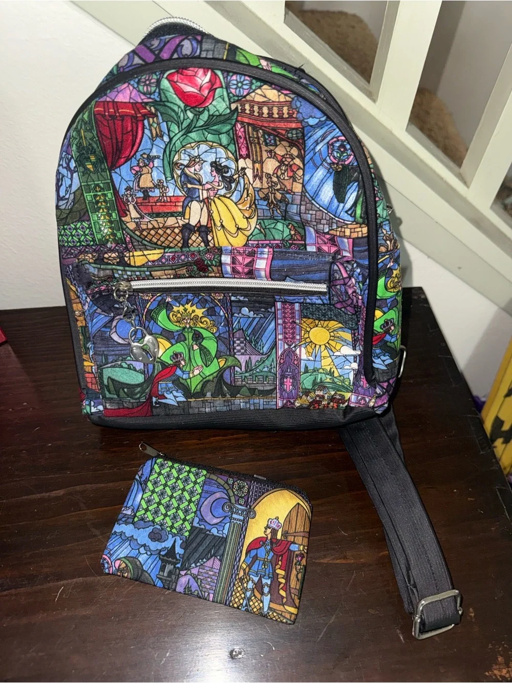 Beauty and the Beast Mini Backpack and wallet Set